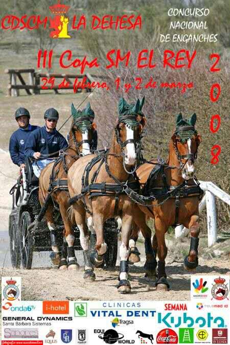 Copa del Rey carriage driving poster